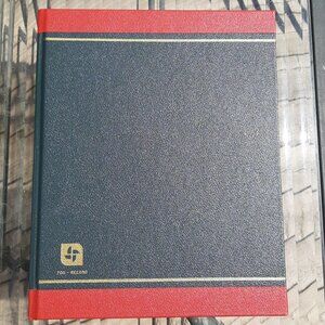 Vintage BLUELINE Canada Record Journal Lined Book 150 Pages Hard Cover 12.5"x10"